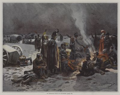 Un bivouac dans un bourbier - after Maurice Henri Orange