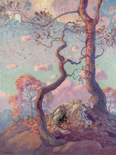 Illustration pour Rip Van Winkle - after Newell Convers Wyeth