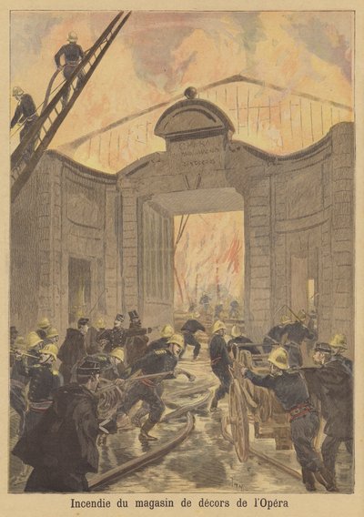 Incendie dans le magasin de décors de l