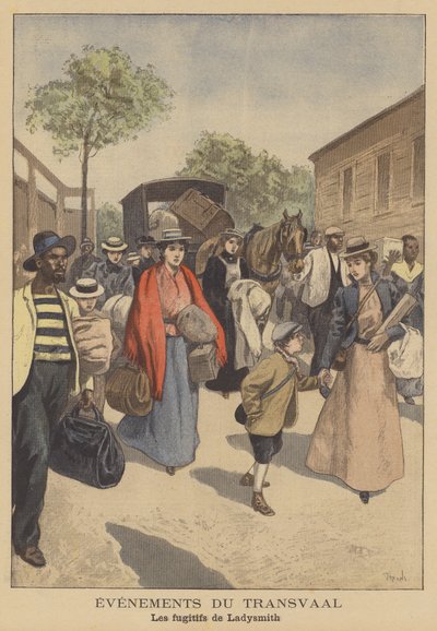 Réfugiés du siège de Ladysmith - after Oswaldo Tofani