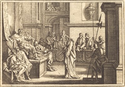 Christ devant Hérode - after Sébastien Le Clerc I