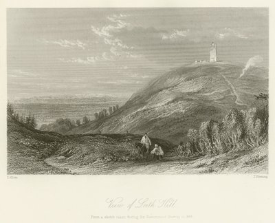Vue de Leith Hill - after Thomas Allom