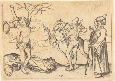 Martyr de Saint Sébastien - after Wenzel von Olmutz