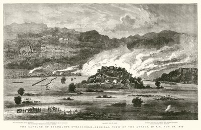 La capture du bastion de Sekukuni, vue générale de l