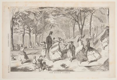 Le Boston Common - after Winslow Homer