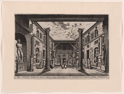 Jardin de sculptures au Palazzo Valle, Capranica - anonymous (attributed to)