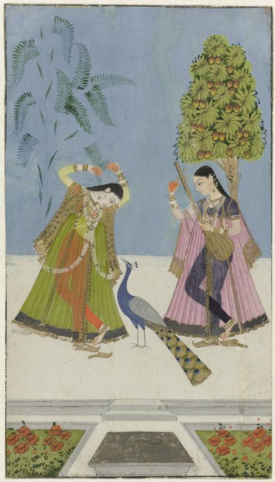 Deux femmes et un paon, Gujara Ragini - anonymous (attributed to)