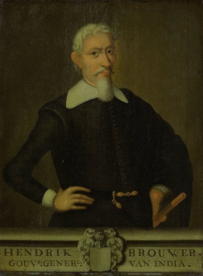 Portrait de Hendrik Brouwer, gouverneur général des Indes orientales néerlandaises - anonymous (copy after)