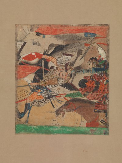 Bataille de Rokuhara, extrait du récit de la rébellion de Heiji (Heiji monogatari) - anonymous 