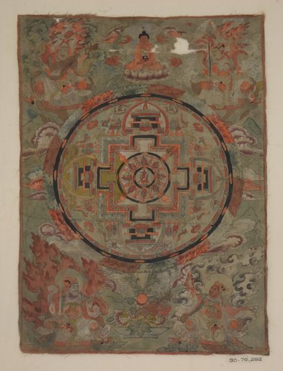 Bouddha entouré de bodhisattvas - anonymous 