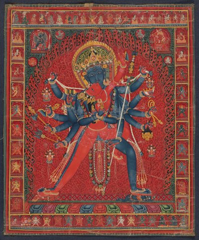 Chakrasamvara et son épouse Vajravarahi - anonymous 