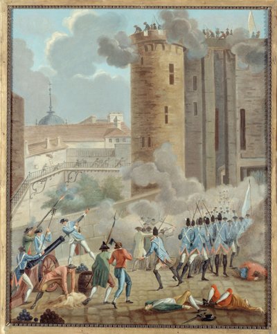 French: Prise de la Bastille, le 14 juillet 1789 (P742) - anonymous 