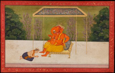 "Indra vénère le dieu à tête d