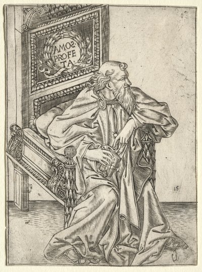 Les Prophètes : Amos - attributed to Baccio Baldini