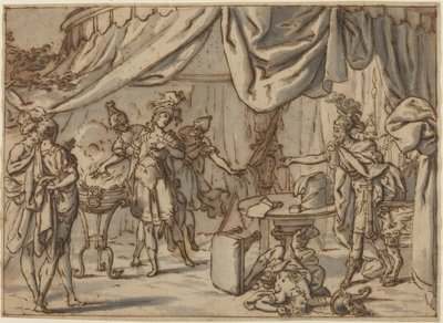 Mucius Scaevola - attributed to Bernardo Castello