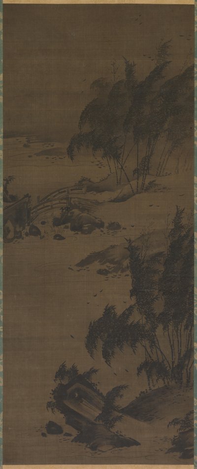 Bambou dans le Vent - attributed to Genga