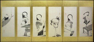 Coqs et poules - attributed to Itō Jakuchū