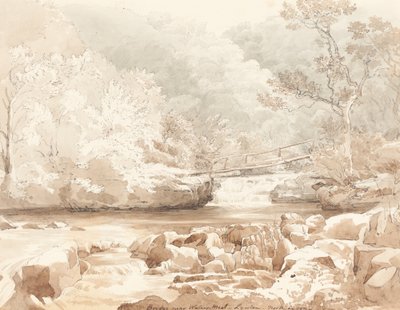 Pont près de Waters-Meet, Lynton, North Devon - attributed to James Bulwer