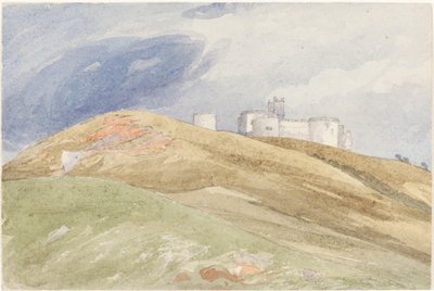 Château sur une colline - attributed to James Bulwer
