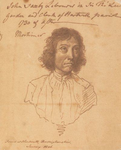 Portrait de John Saxby - attributed to John Hamilton Mortimer
