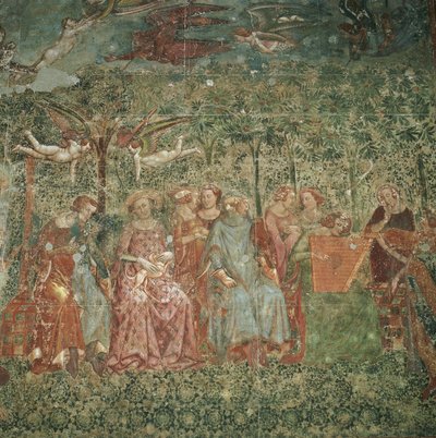 Dames de Cour à un Concert en Plein Air - attributed to Master of the Triumph of Death