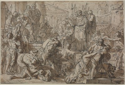 Sujet Romain - attributed to Philibert Benoît Delarue