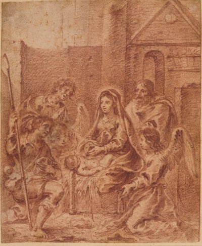 Adoration des Bergers - attributed to Sur Das Gujarati