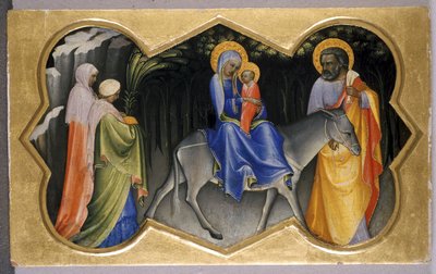 La Fuite en Égypte, v.1405 - c.1370 1425 Lorenzo Monaco