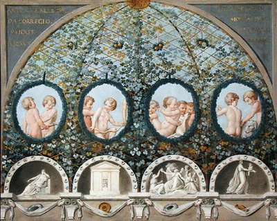 Conception pour une fresque de plafond, publiée c.1780 - c.1489 1534 after Correggio