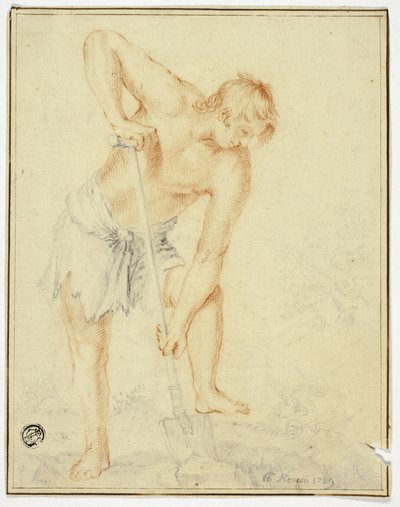 Homme à la bêche - called Cavaliere d