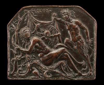 Un satyre découvrant une nymphe - called Riccio Andrea Briosco