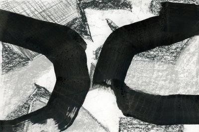 Courbes noires abstraites - cartissi