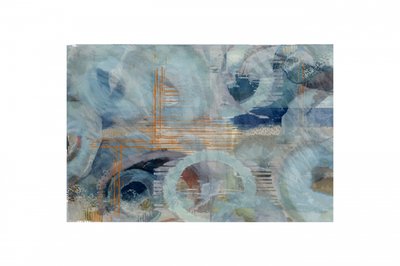 Cercle bleus abstraits - cartissi