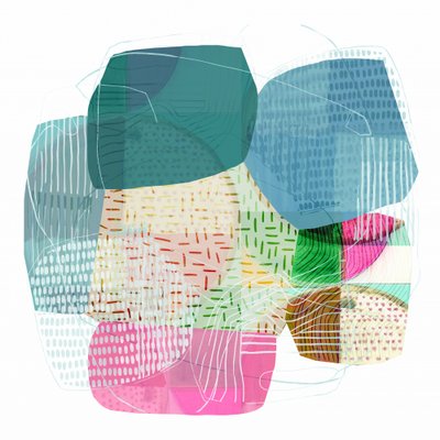 Formes abstraites colorées - cartissi