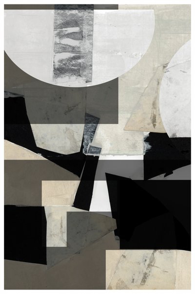 Collage géométrique abstrait - cartissi