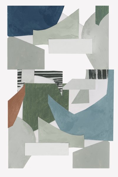 Collage géométrique abstrait - cartissi