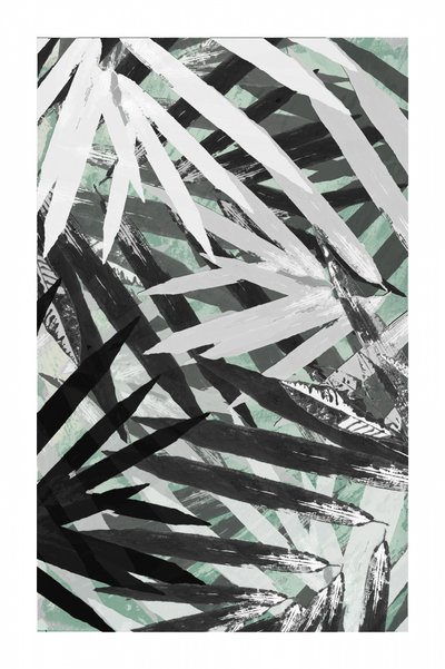 Feuillage tropical abstrait - cartissi