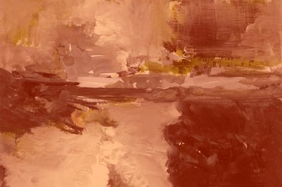 Paysage abstrait et chaleureux - cartissi