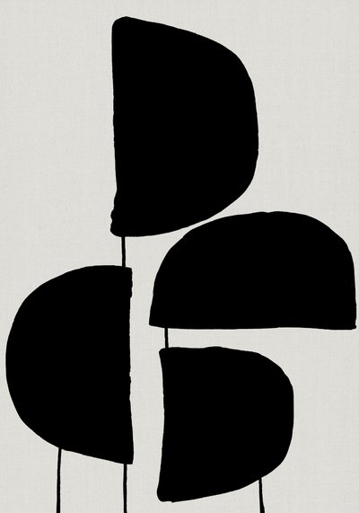Formes organiques noires - cartissi