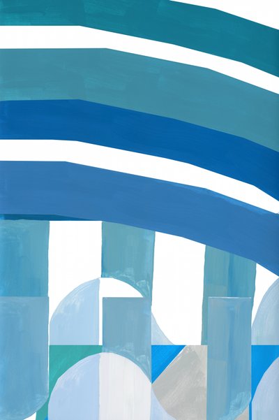 Flux géométrique bleu - cartissi