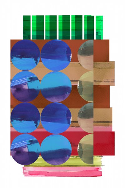 Cercles géométriques colorés - cartissi