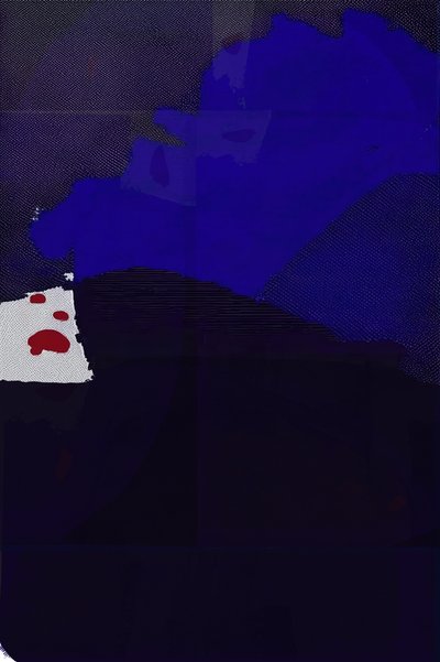 Abstraction bleu profond - cartissi