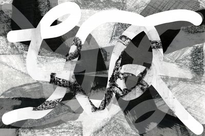 Abstrait monochrome dynamique - cartissi