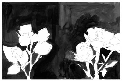 Fleurs nocturnes élégantes - cartissi