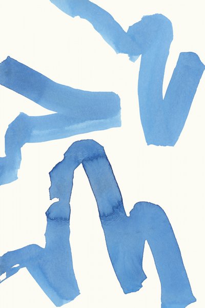 Abstrait bleu fluide - cartissi