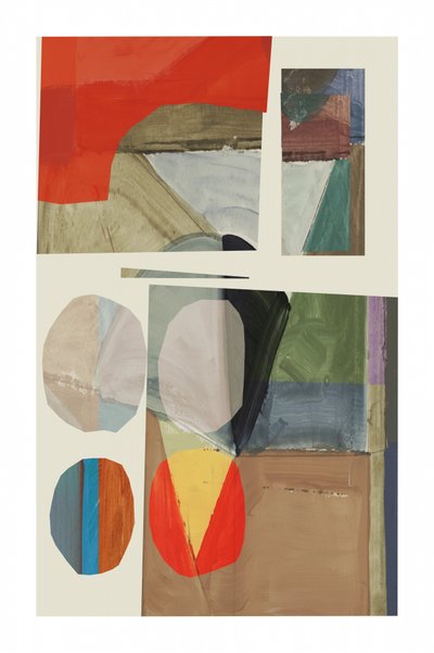 Collage géométrique en couleurs - cartissi