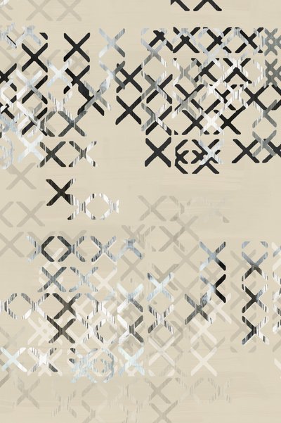 Motif croisé moderne - cartissi