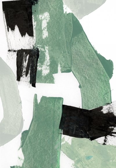 Formes abstraites modernes et vertes - cartissi