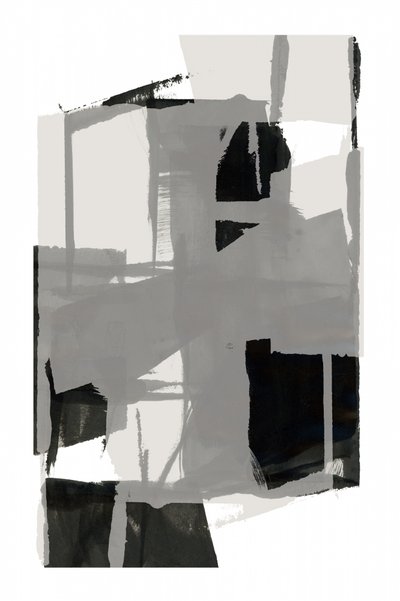 Formes abstraites monochromes - cartissi