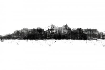 Monochrome City Silhouette - cartissi